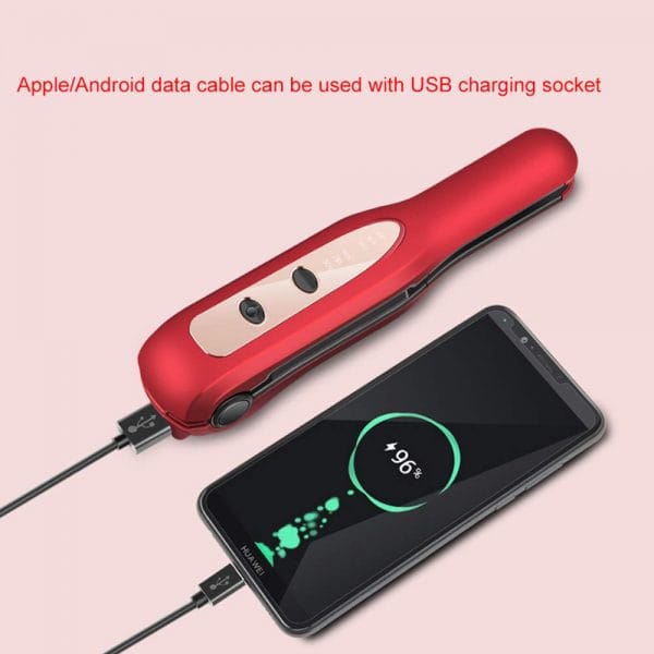 USB Cordless Hair Straightener