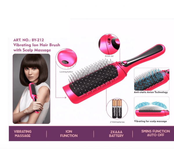 Ionic Hair Brush Electric Massage Hair Comb - Image 6